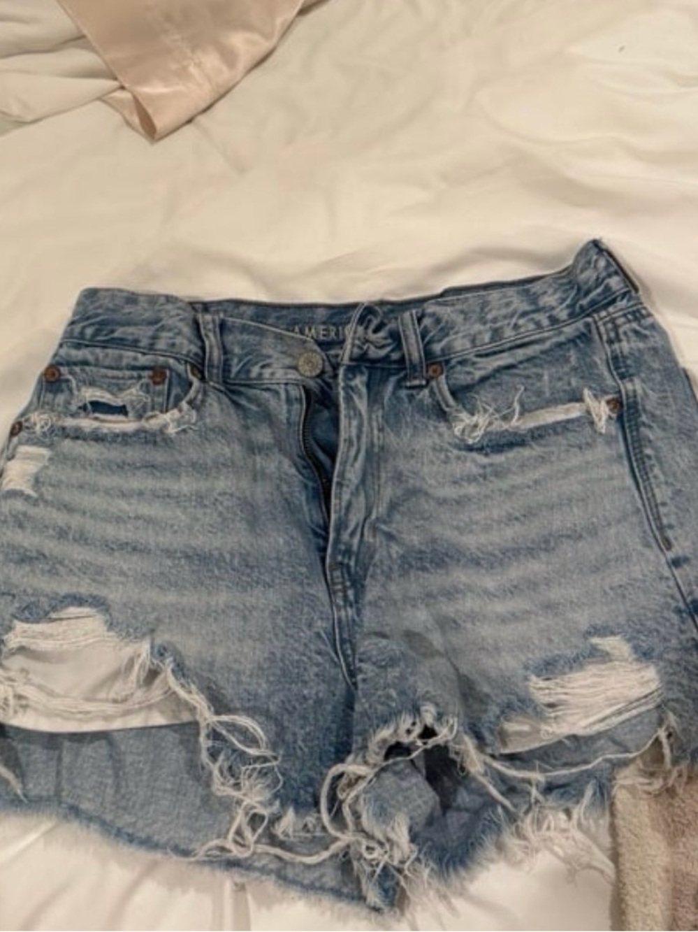 American Eagle high-waisted jean shorts